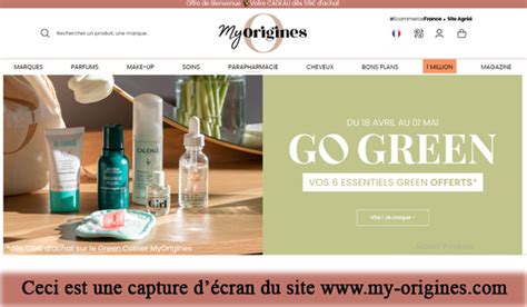 Origines Parfums (My Origines): Mon Compte et Suivi .